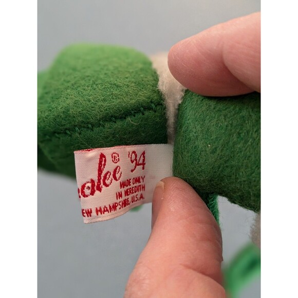 Vtg 1994 Annalee Elf Shelf Sitter 8" Posable Green Christmas Mobilitee Doll‎ - Picture 6 of 7